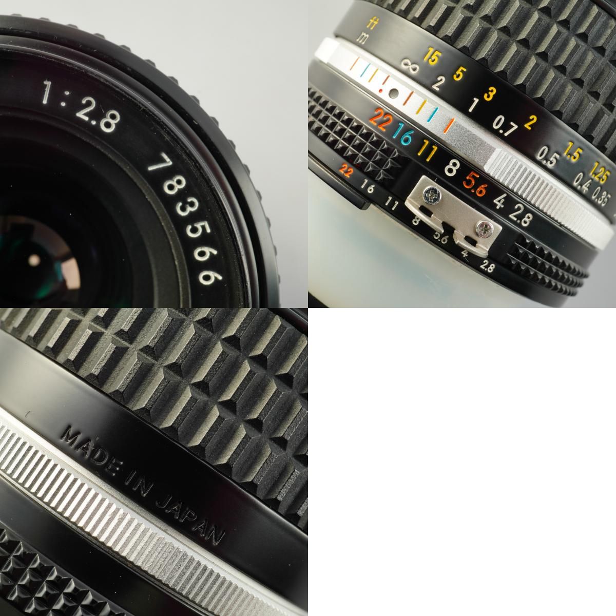Serviced】 Nikon ニコン Ai-S NIKKOR 28mm F/2.8 単焦点レンズ - メルカリ