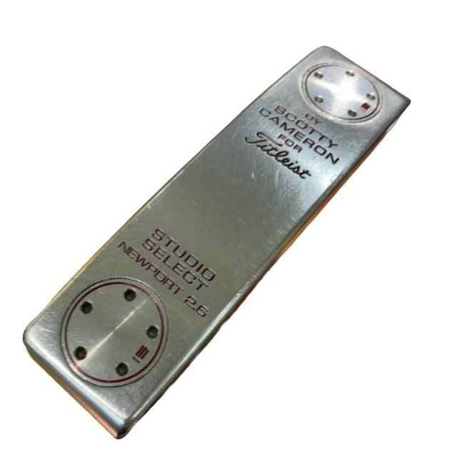 【中古】 タイトリスト SCOTTY CAMERON STUDIO SELECT NEWPORT 2.6 33インチ(15g) パター PT スチール (フレックスその他) メンズ 男性用 右利き 右用 Cランク ゴルフクラブ