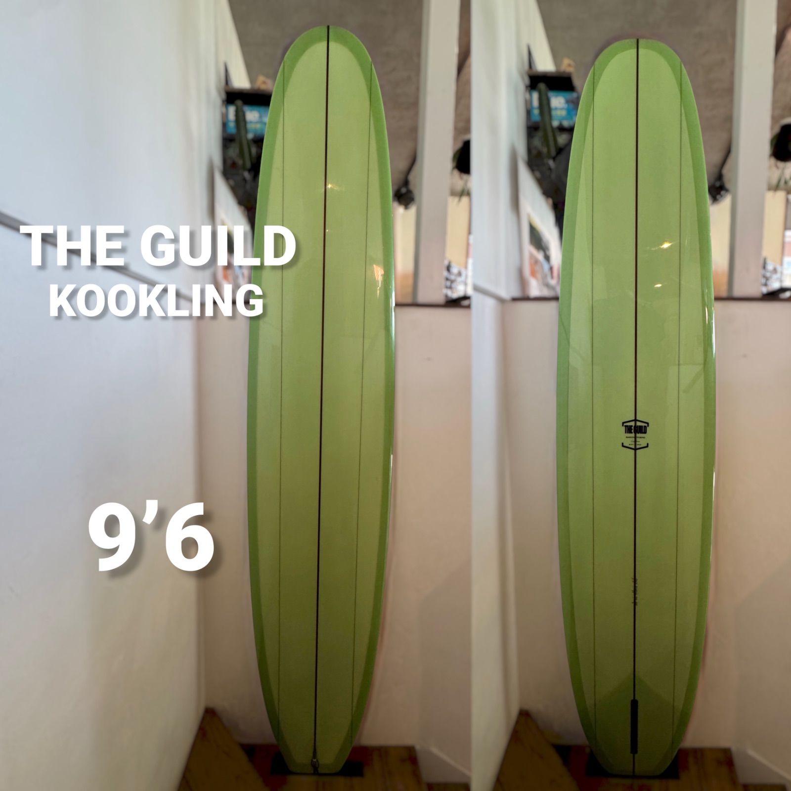 値下⭐︎送料込⭐︎THE GUILD SURFBOARDS ギルド 6’2 極美品 9'6 THE GUILD ザ ギルド サーフボード SURFBOARDS ロング