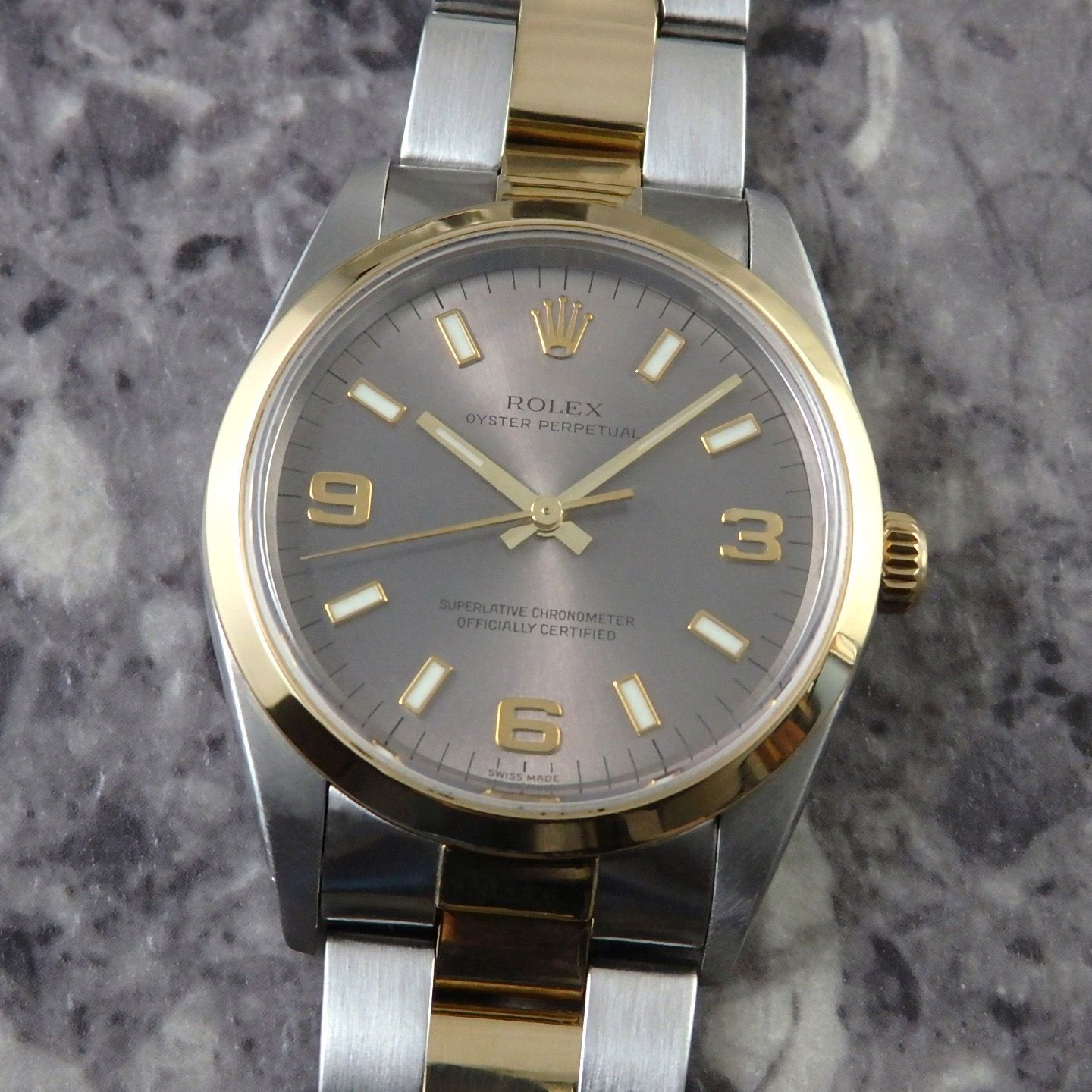 ロレックス オイスターパーペチュアル Ref.14203 ROLEX コンビ 1999年