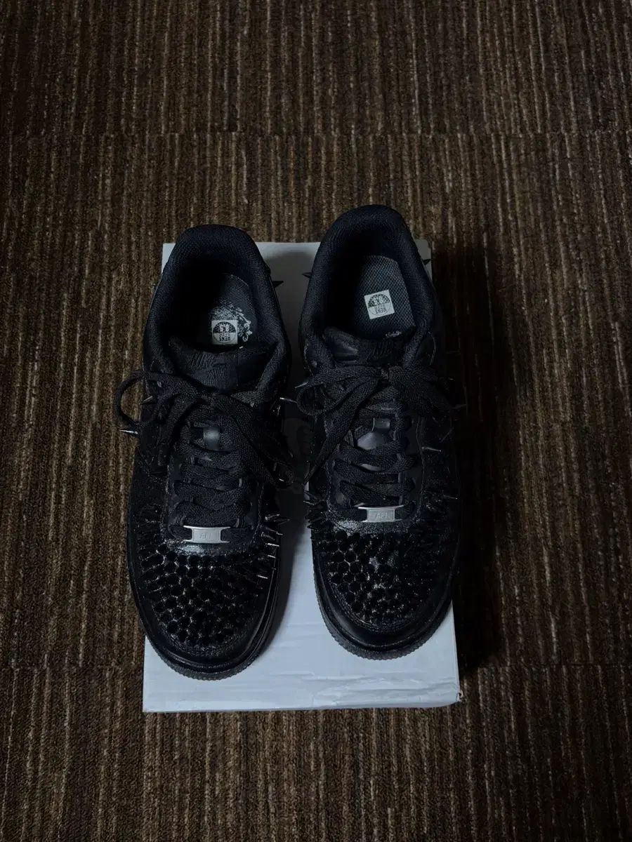 NIKE エアフォース 1 07 black custom 265