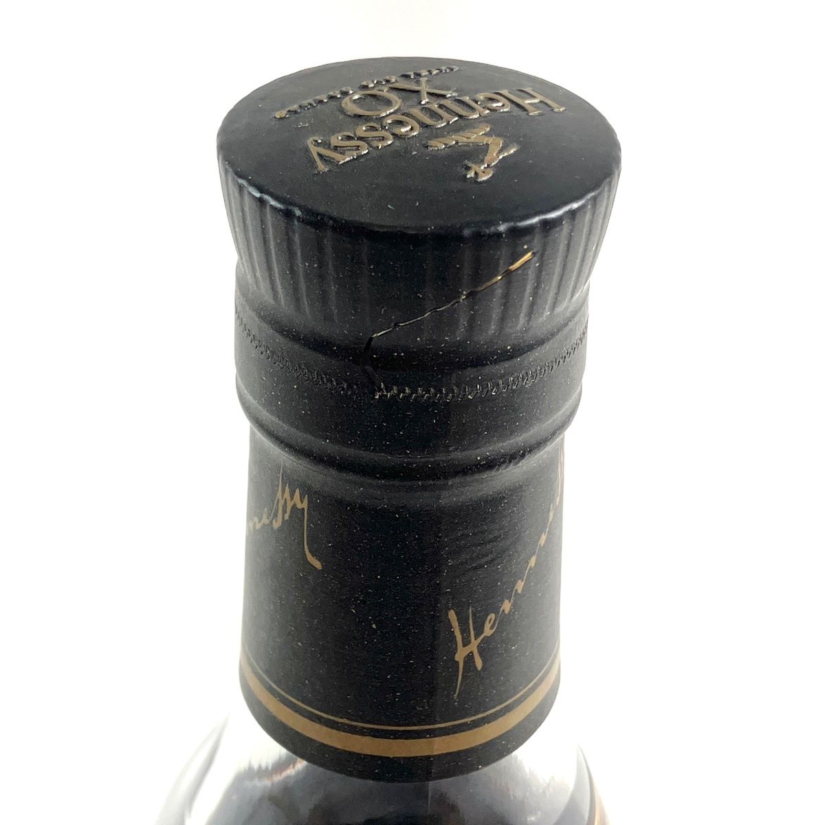 ヘネシー Hennessy XO 黒キャップ クリアボトル 700ml ブランデー