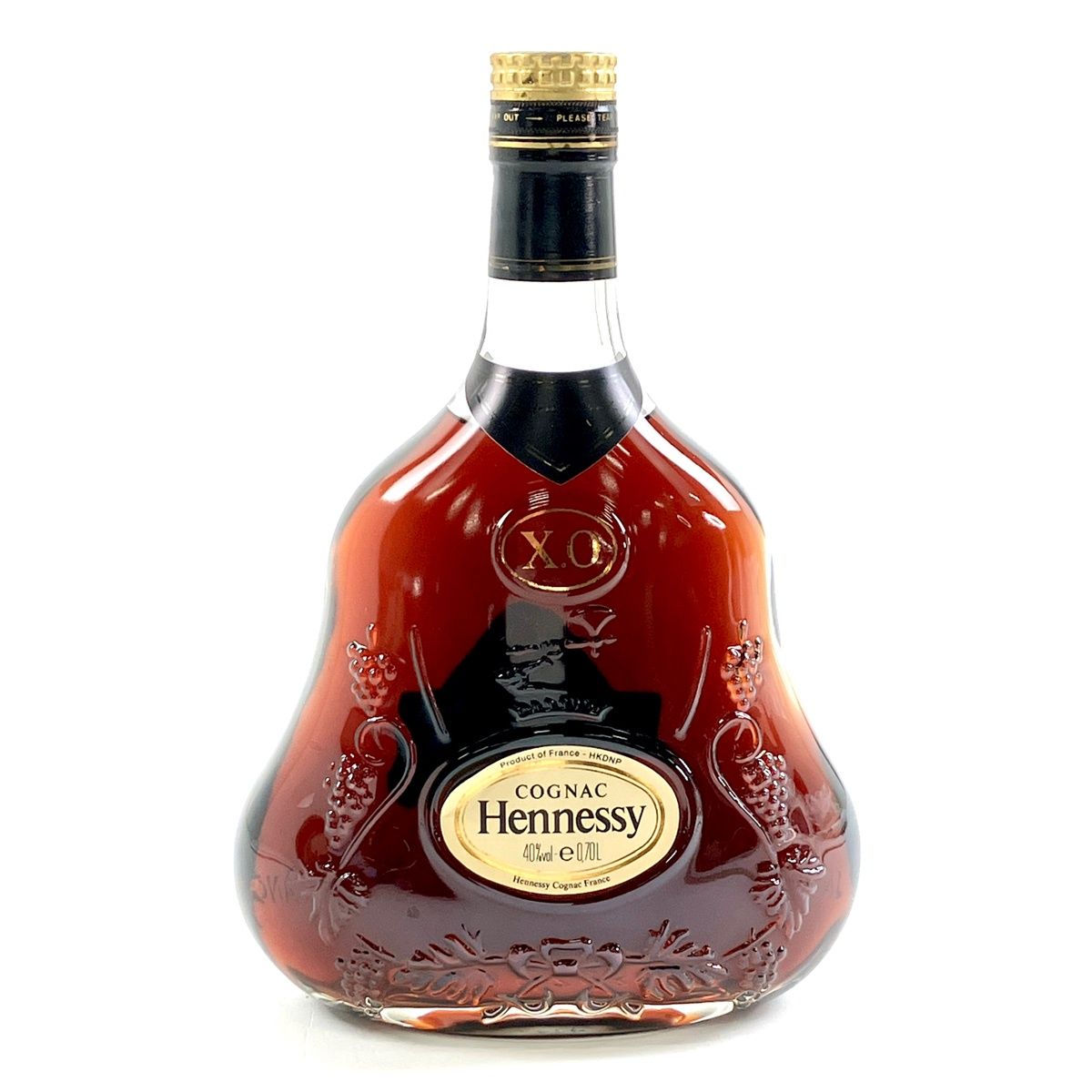 ヘネシー Hennessy XO 金キャップ クリアボトル 700ml ブランデー コニャック 【古酒】
