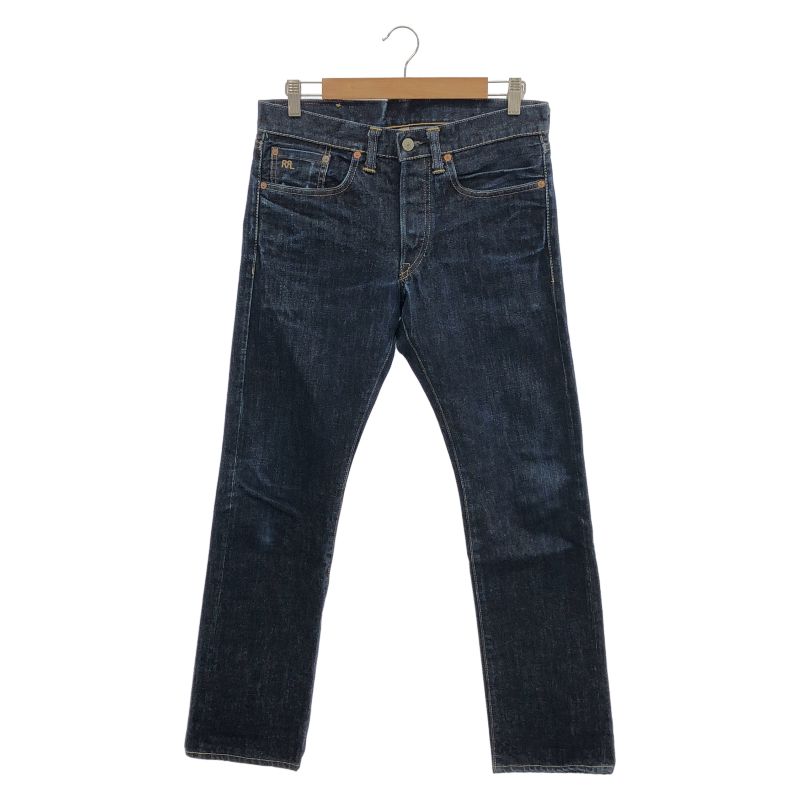 【中古】RRL USA製 SLIM FIT デニムパンツ サイズW30×L32 インディゴブルー[91]