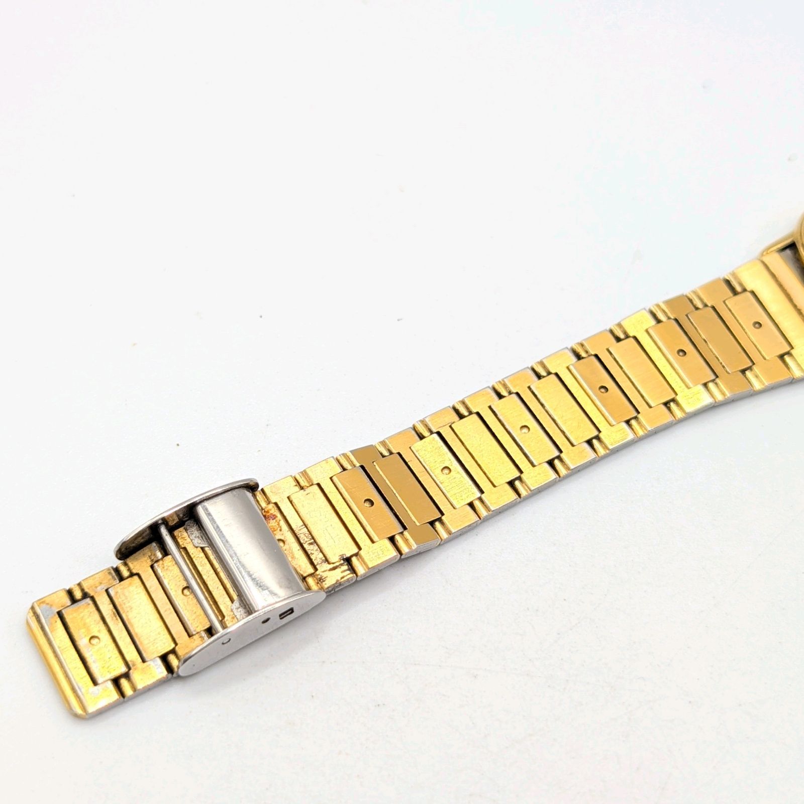 OMEGA Seamastaer Watch Quartz Boys Square Gold Y2K 00S Vintage