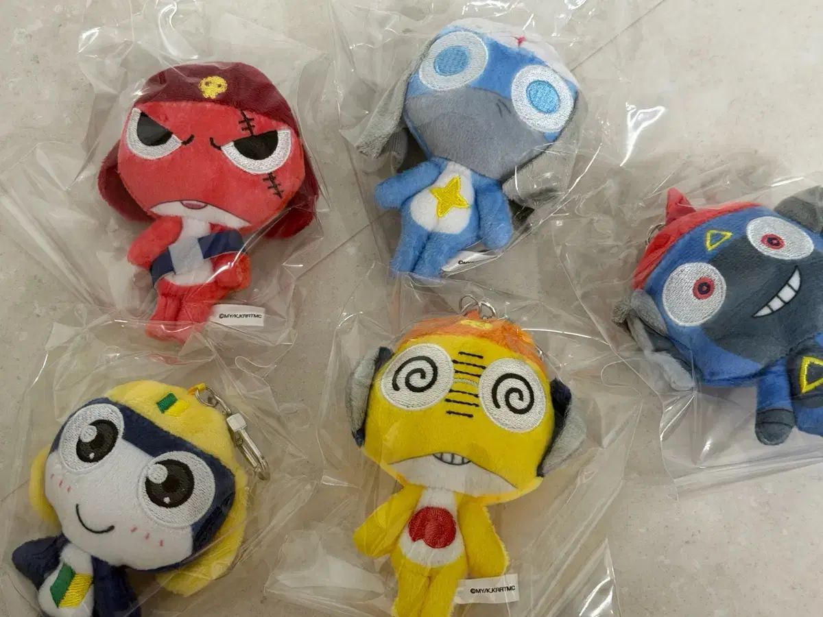 ケロロ ミニミニ ちび ぬい キーホルダー まとめ ギロロ タママ ドロロ