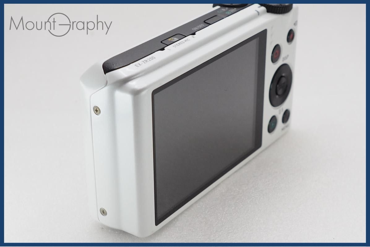 美品・動作保証】 CASIO カシオ EXILIM EX-ZR200 バッテリーのみ付属
