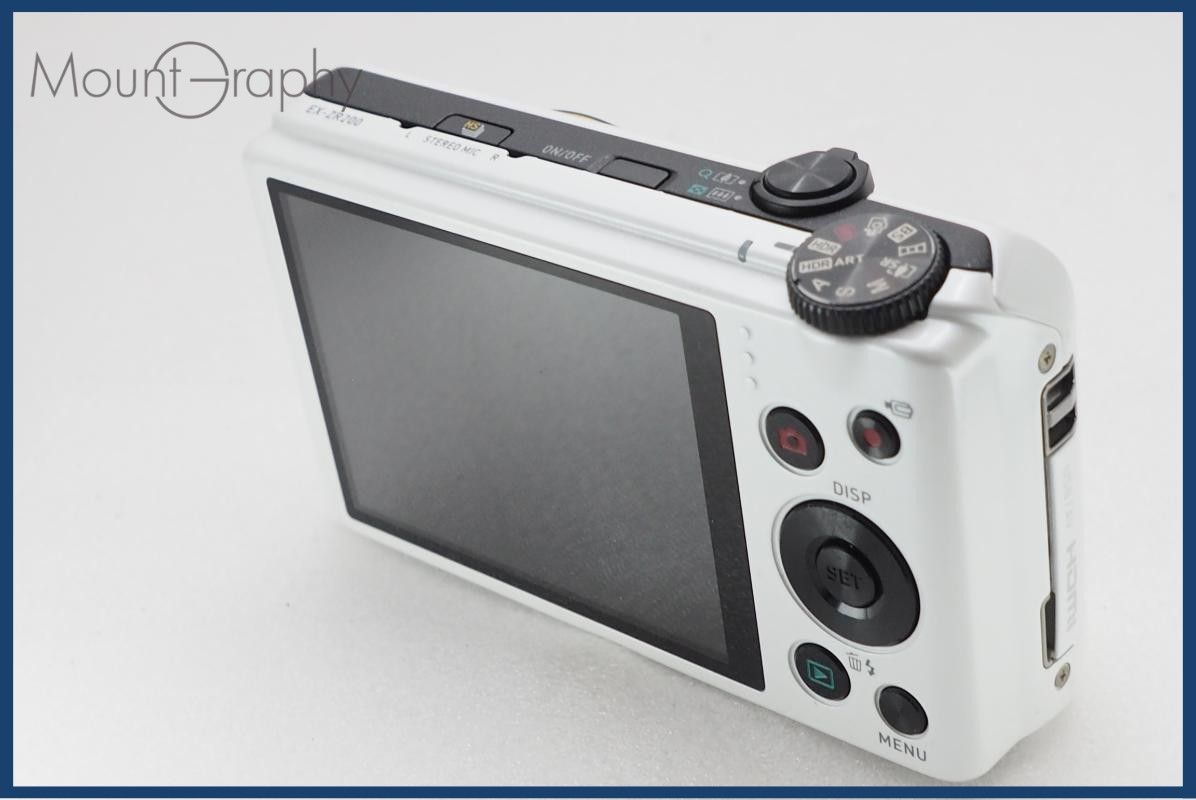 美品・動作保証】 CASIO カシオ EXILIM EX-ZR200 バッテリーのみ付属