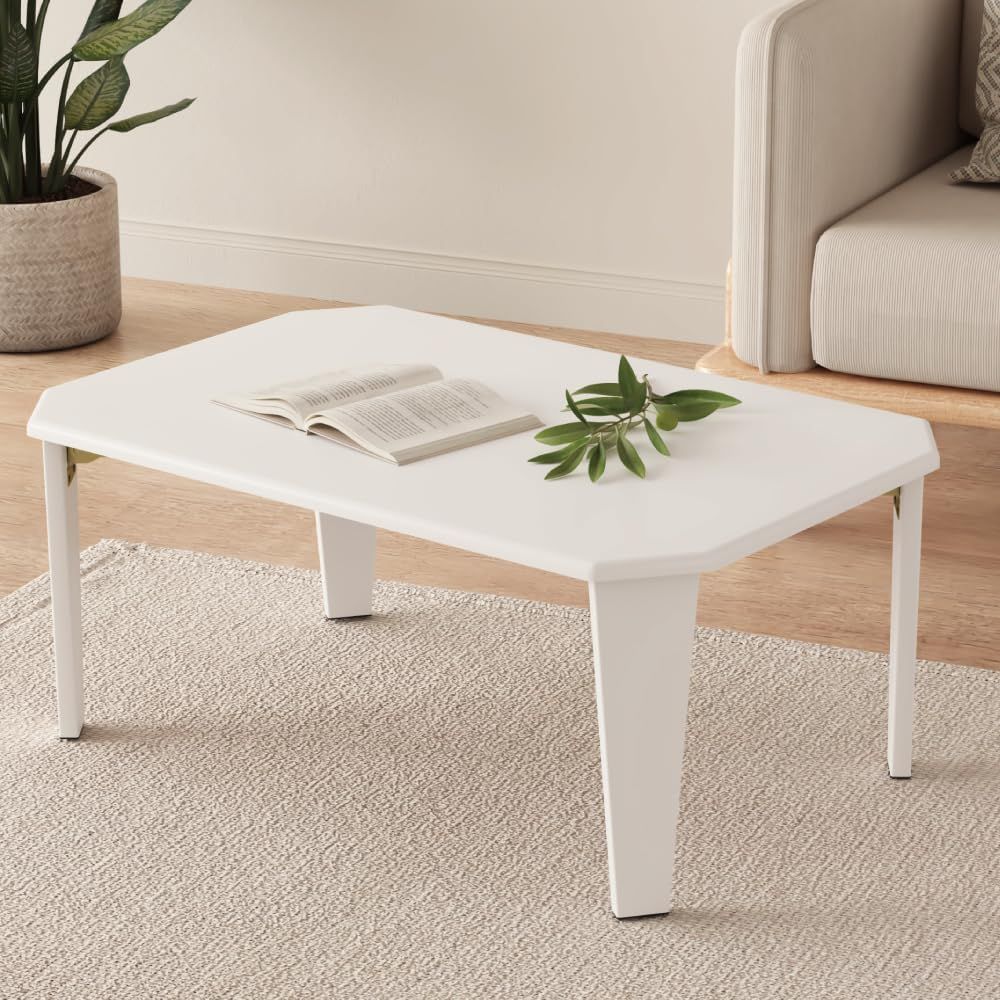 テーブル 折りたたみ 幅75×奥行50×高さ31.5cm ローテーブル コンパクト 座卓 折れ脚 ユーズド感 長方形 センターテーブル 木製 おしゃれ シンプル ミニ 一人暮らし tks-yy112-whJu