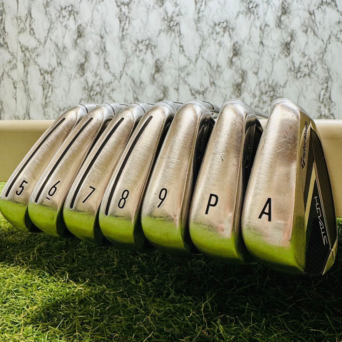 【A在】初心者推奨 テーラーメイド ステルス メンズアイアンセット 7本 S A在】初心者推奨 テーラーメイド ステルス メンズアイアンセット 7本 S