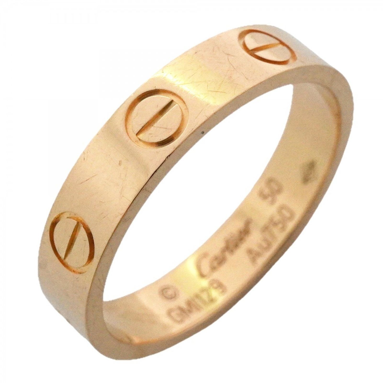 カルティエ(Cartier) カルティエ リング ミニラブ 18KYG イエローゴールド ＃50レディース