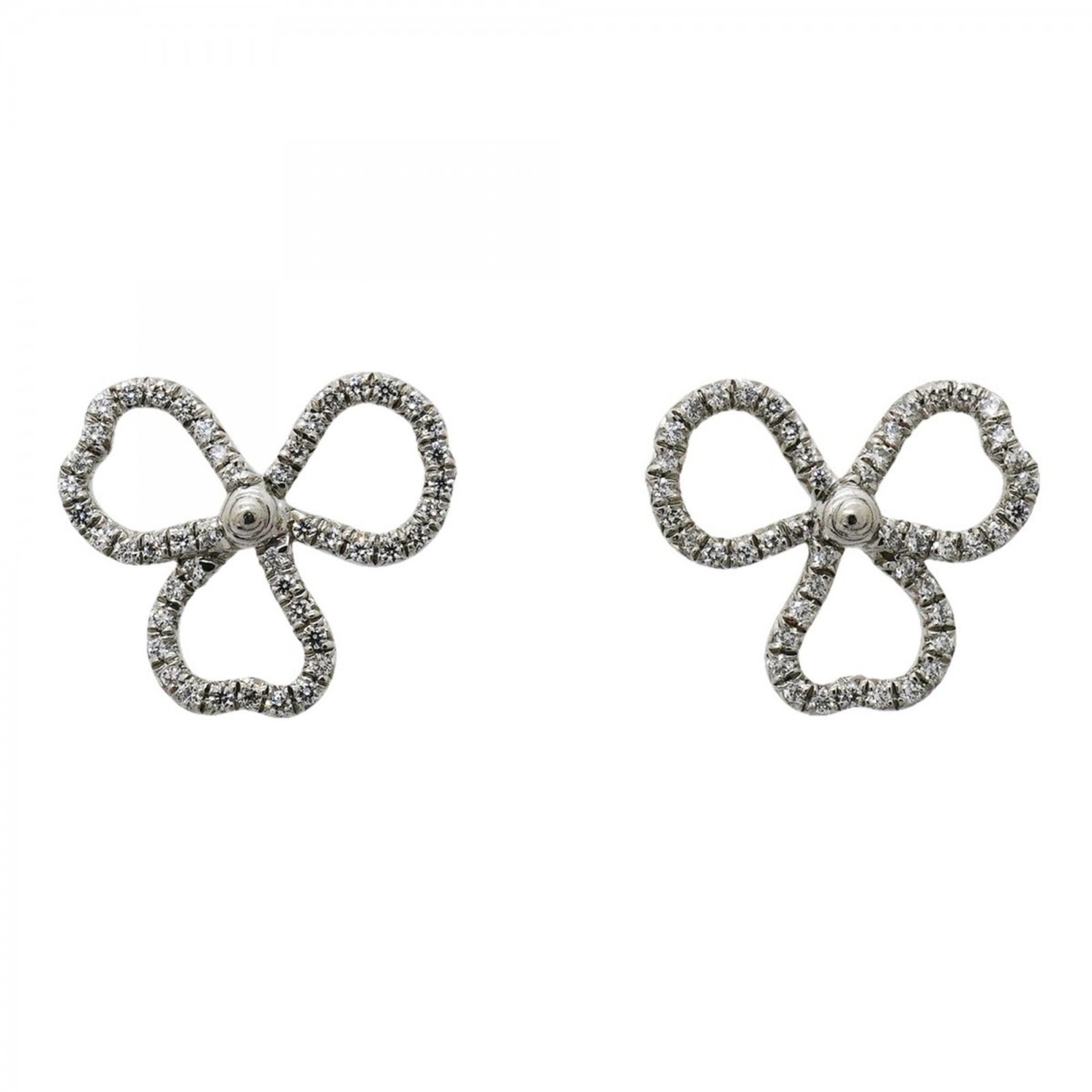 ティファニー(Tiffany) ティファニー ピアス ペーパーフラワー Pt950 プラチナ ダイヤモンドレディース 167,924円