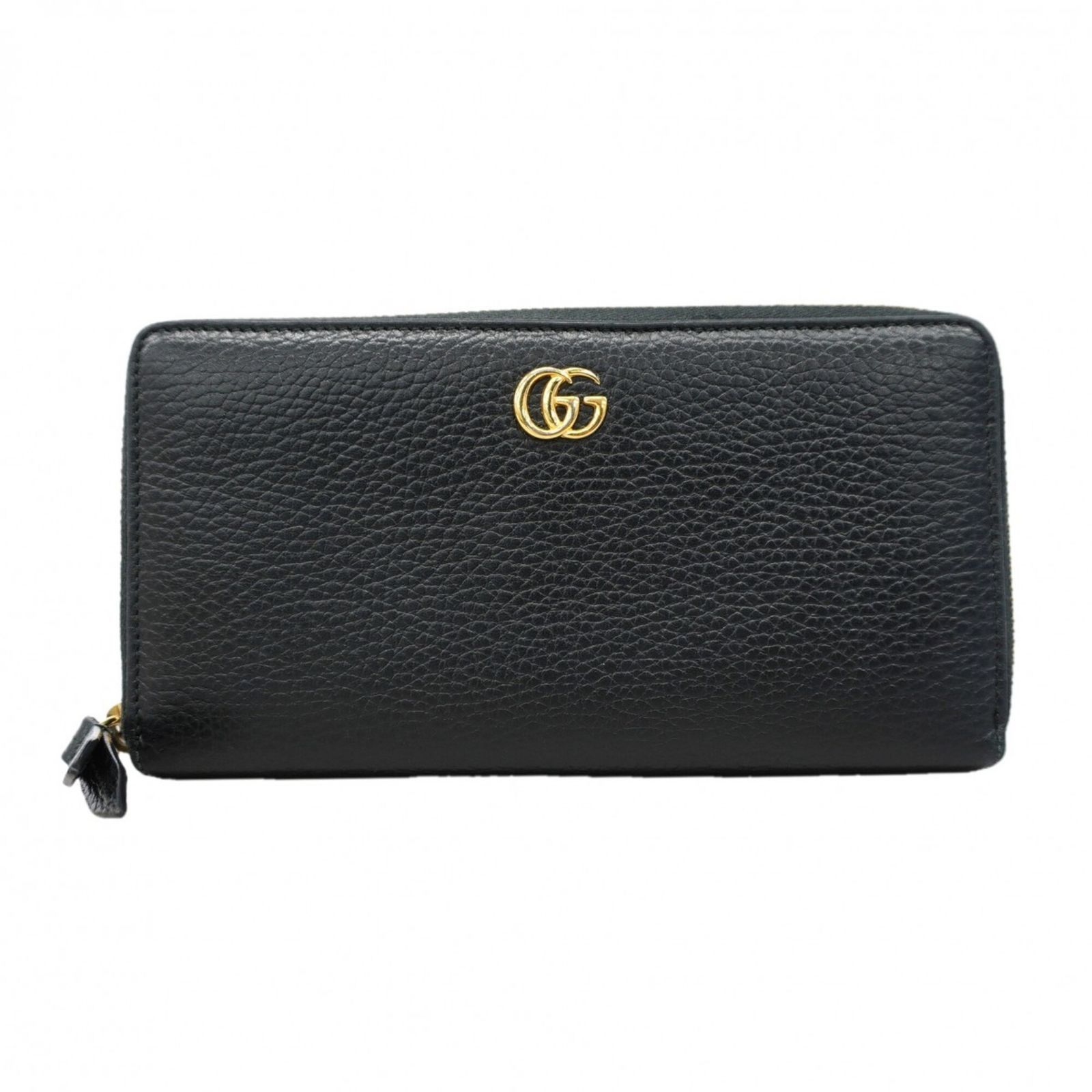 グッチ(Gucci) グッチ 長財布 GGマーモント 456117 レザー ブラック レディース