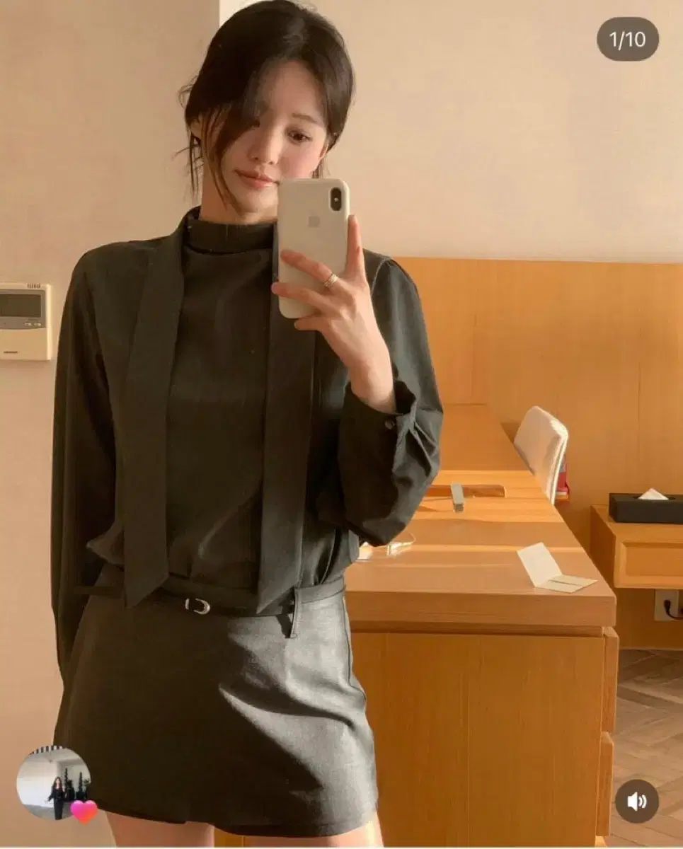 ウールモドショップ Misty Charcoal Skirt-Pants スカンツ