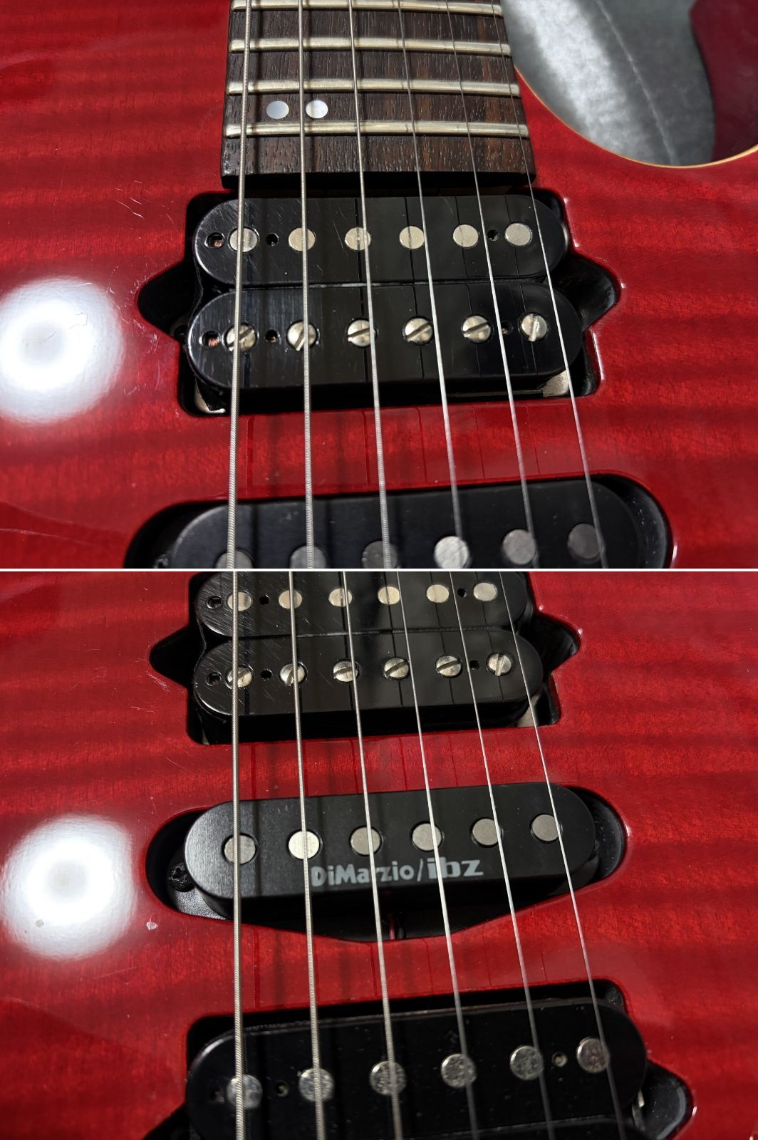 国産 Prestige Ibanez RG2770FZ Mod 2013年製 Seymour Duncan搭載