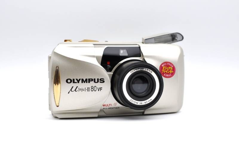 【動作ＯＫ】OLYMPUS μ [mju:] II 80 VF オリンパス コンパクトフィルムカメラ
