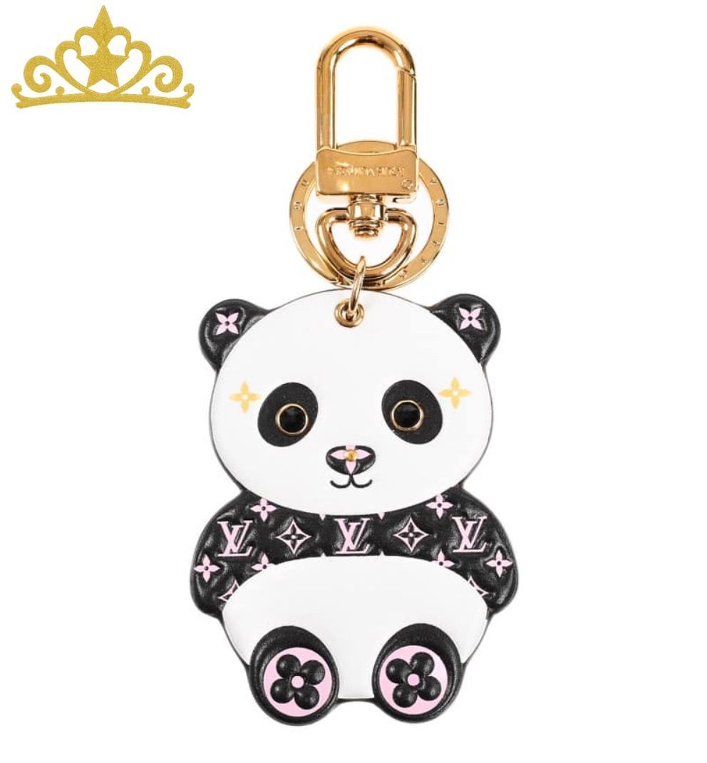 LOUIS VUITTON モノグラム アニマル ポルトクレ LVパンダ キーリング