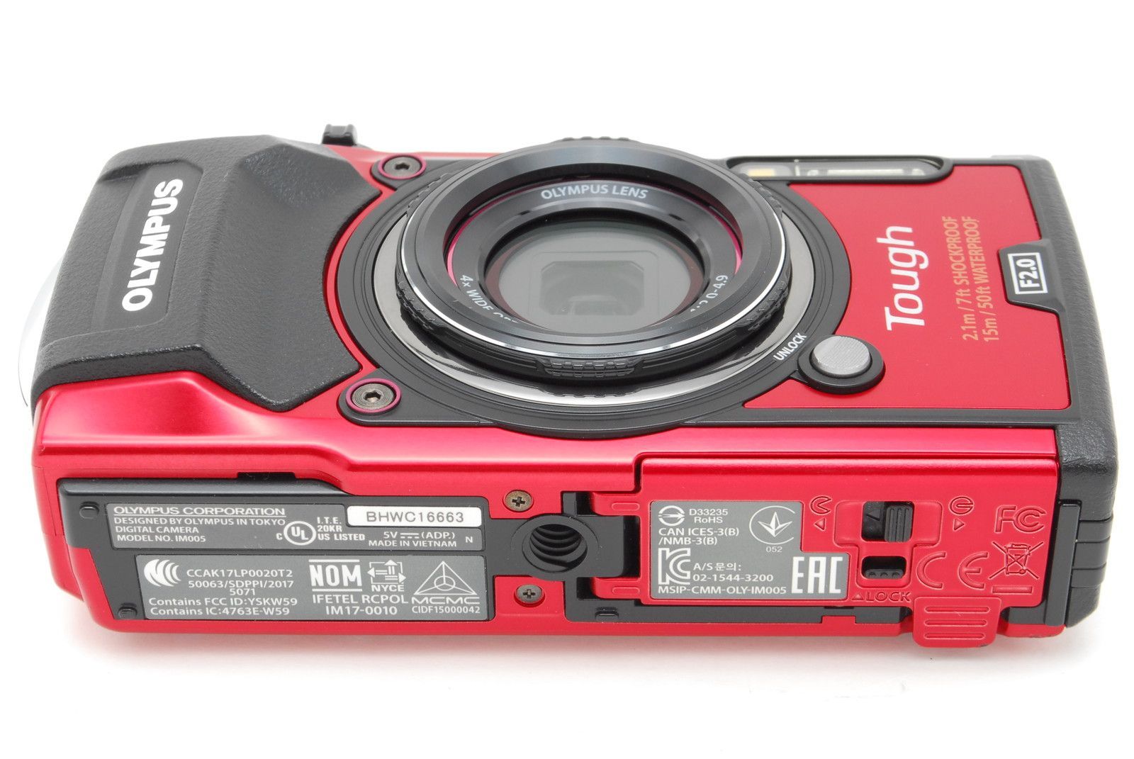 シャッターカウント 1567【超美品】Olympus オリンパス Tough TG-5 Red