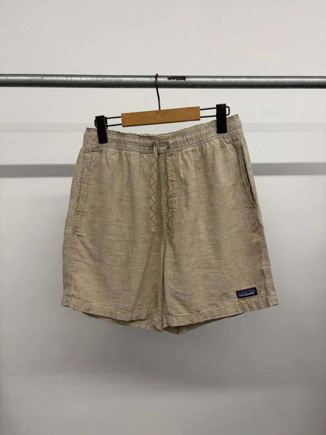 (30-32) メンズ patagonia パタゴニア リネン ナチュラル バギーズ ショーツ ハーフパンツ