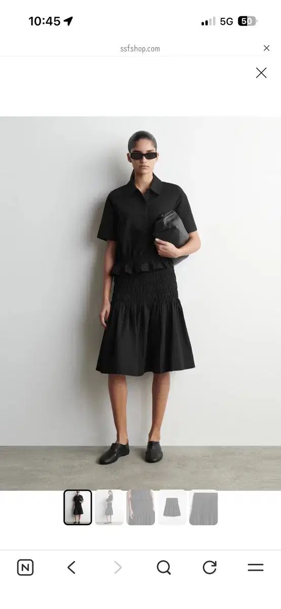 COSシャーリングAラインスカート 34 11,105円