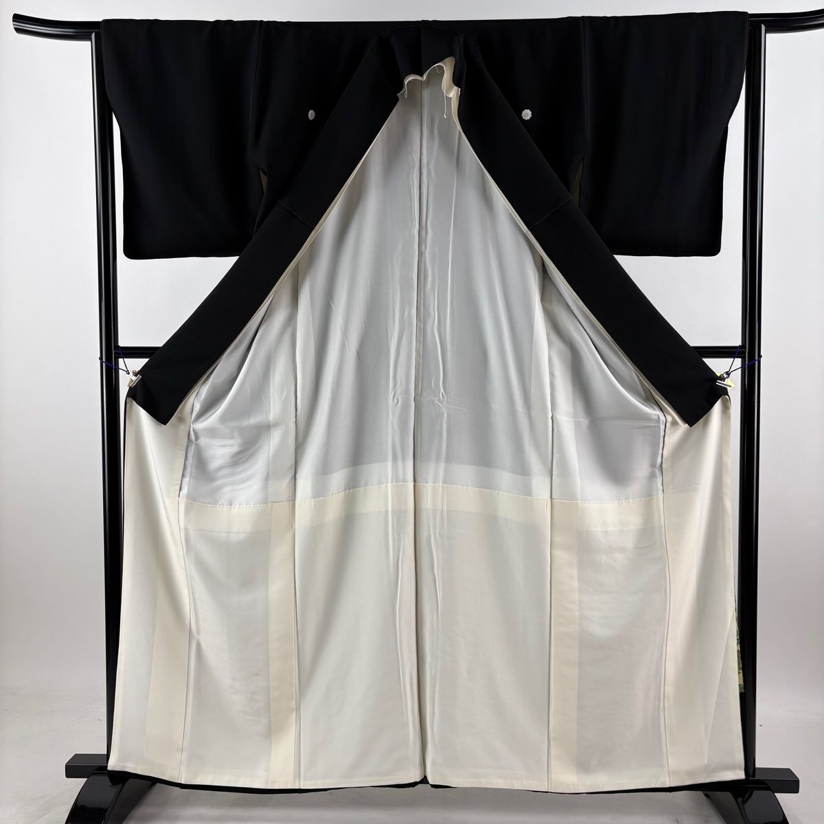 美品】 黒留袖 身丈160.5cm 裄丈64cm M 袷 袋帯フルセット 落款 家屋
