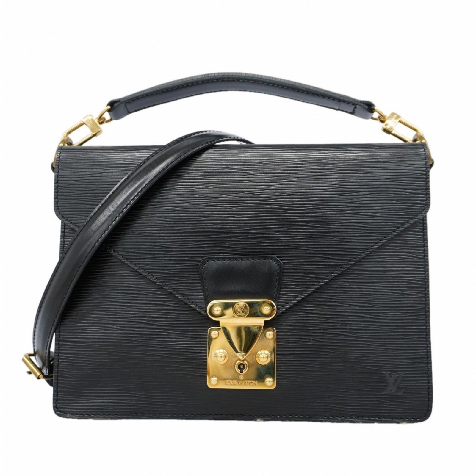 ルイ・ヴィトン(Louis Vuitton) ルイ・ヴィトン ハンドバッグ エピ ビファス M52322 ノワール 2wayバッグレディース P3159473