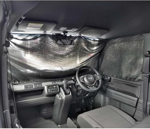 ボンフォーム(BONFORM) 車中泊 車中泊カーテン 車種専用 UＶカット M4-68N-VAN ブラック 7911-66BKas e3c7971f