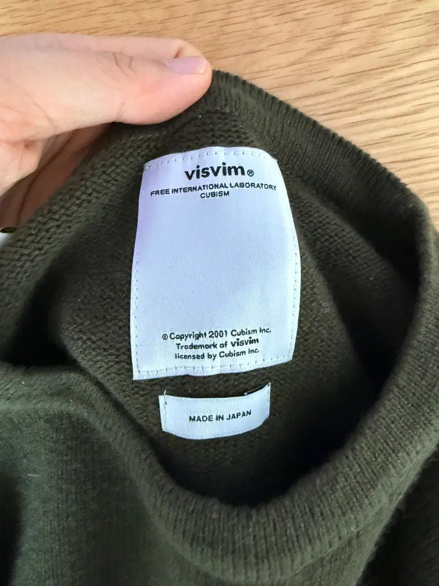 VISVIM（ビズビム）ウール＆カシミアニット（JAPAN）