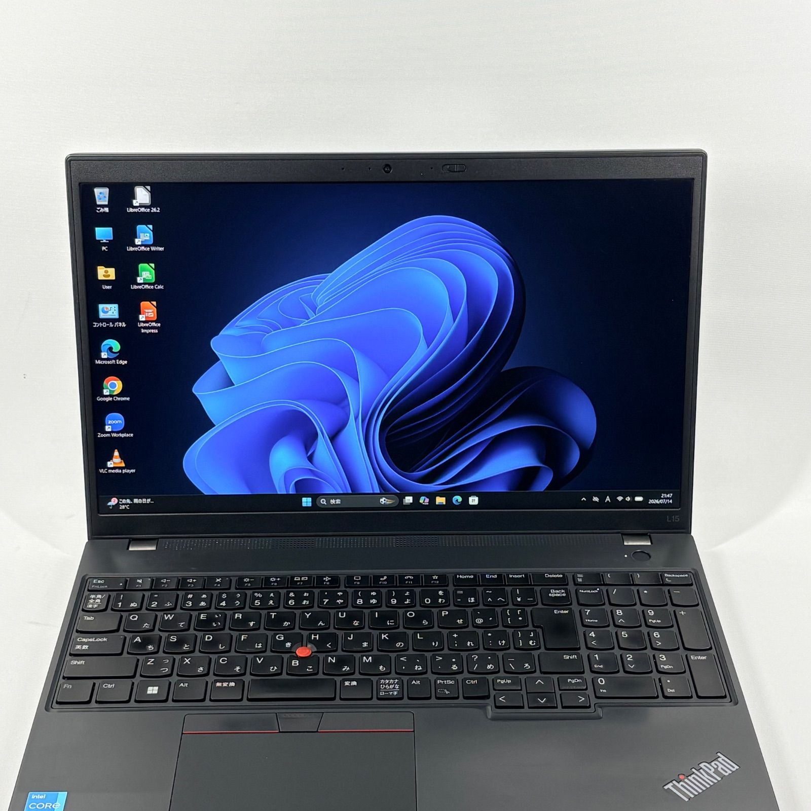 Lenovoノートパソコン Core i3/8GB/新品SSD/Win11 Lenovo 第12世代i3 SSD256GB Win11ノートPC 管理用258 - メルカリ