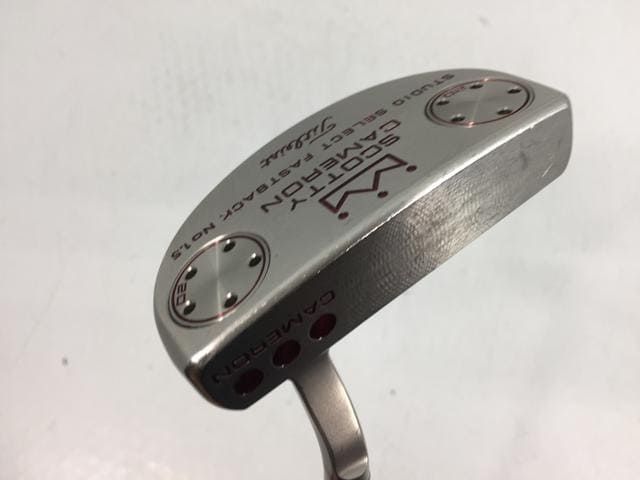 返品OK 【中古ゴルフクラブ】タイトリスト スコッティ・キャメロン スタジオセレクト ファストバック1.5 オリジナルスチール パター