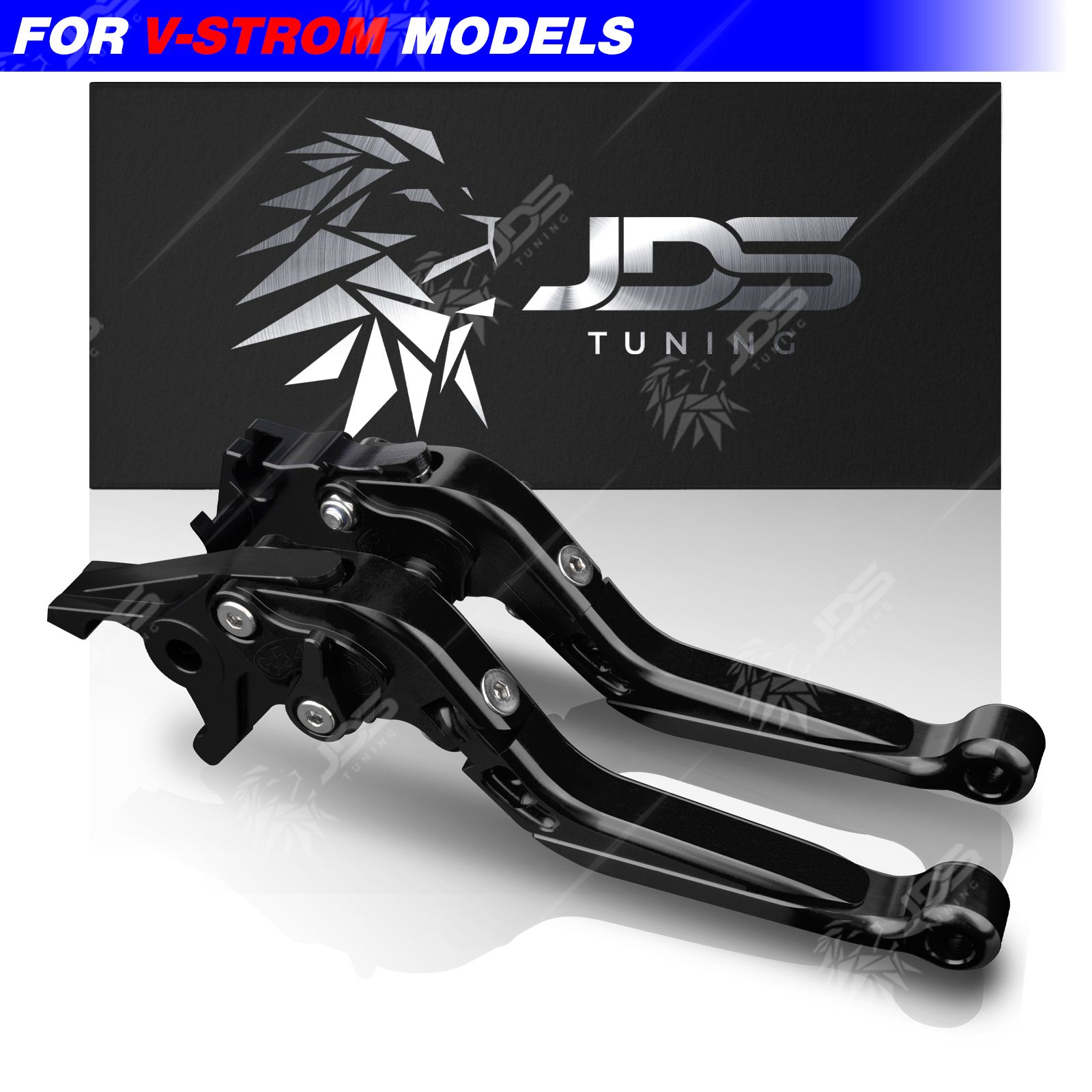 Suzuki VSTROM 250/650/800/1000/1050 用 折りたたみ式クラッチレバー・ブレーキレバーセット