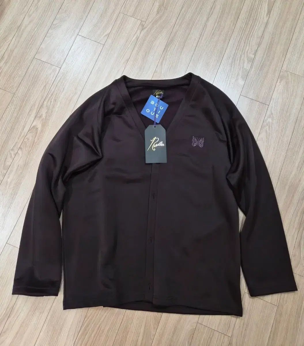 新品 NEEDLES カーディガン DARK PURPLE Mサイズ 出品