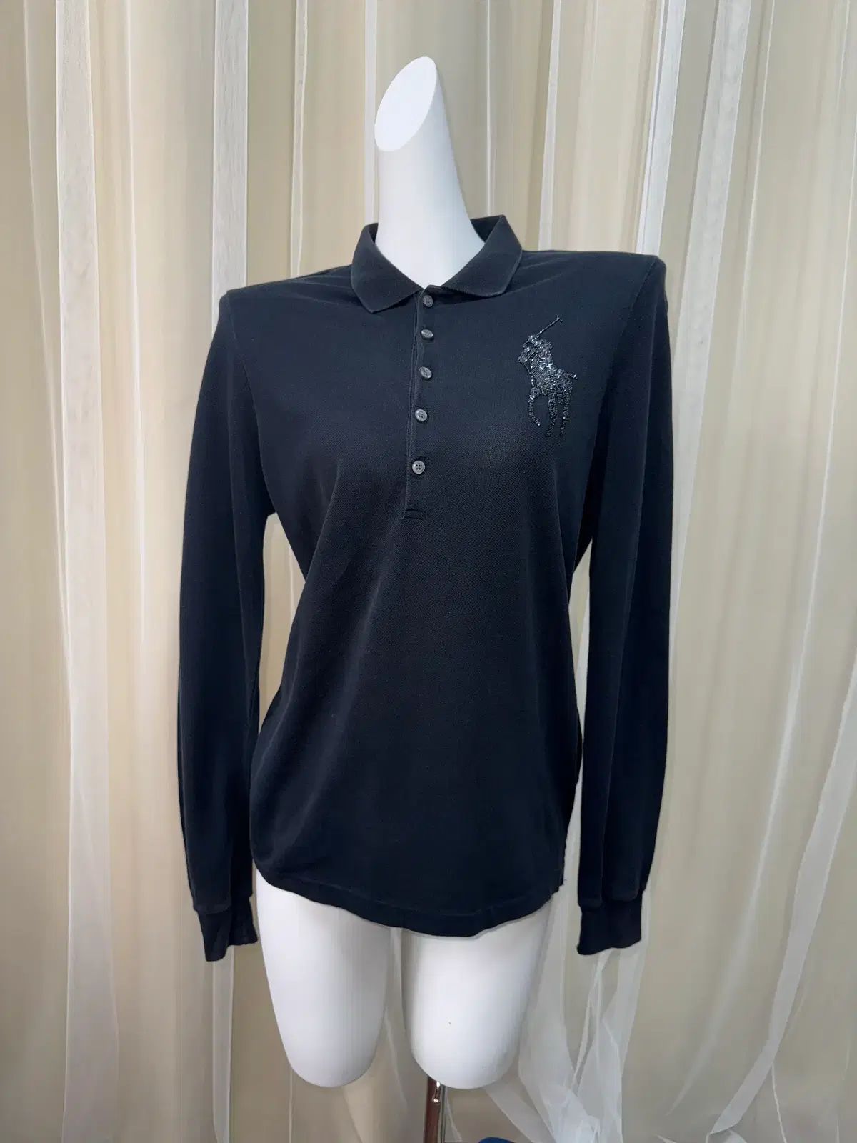 Ralph Lauren ラルフローレン ビーズ カラ Tシャツ
