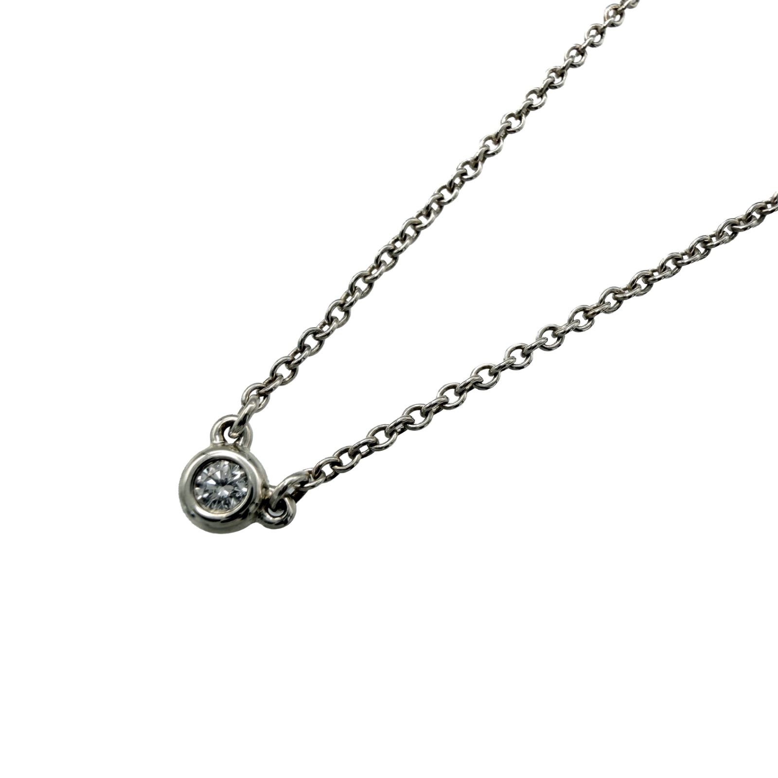 Tiffany&Co. ティファニー バイザヤード ダイヤ ネックレス SV925