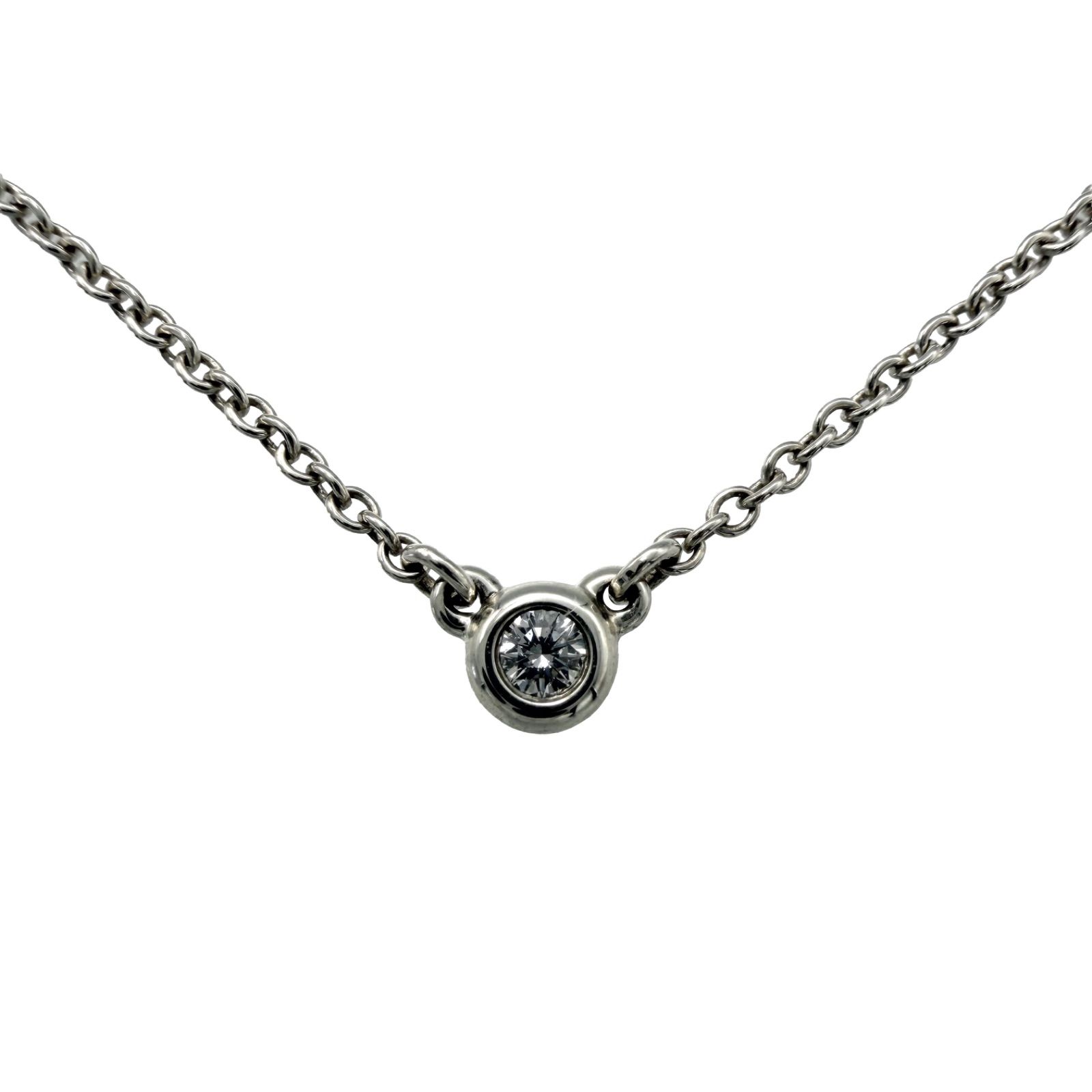 Tiffany&Co. ティファニー バイザヤード ダイヤ ネックレス SV925