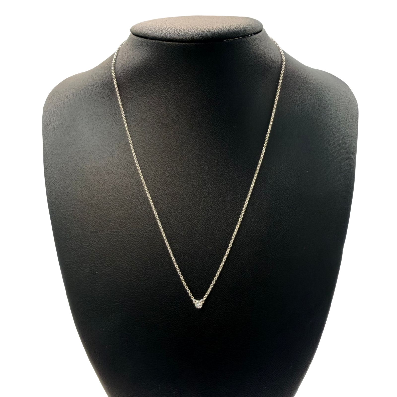 Tiffany&Co. ティファニー バイザヤード ダイヤ ネックレス SV925 