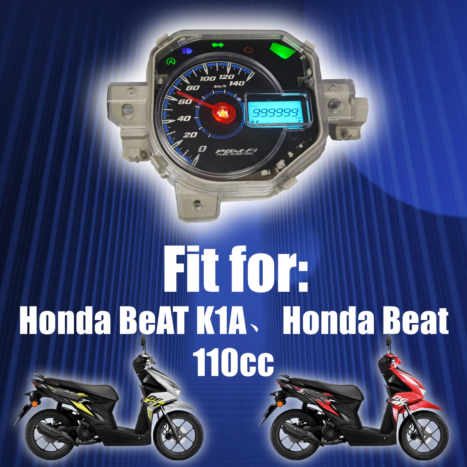 ホンダ ビート K1A 110cc 用 スピードメーター デジタルディスプレイ