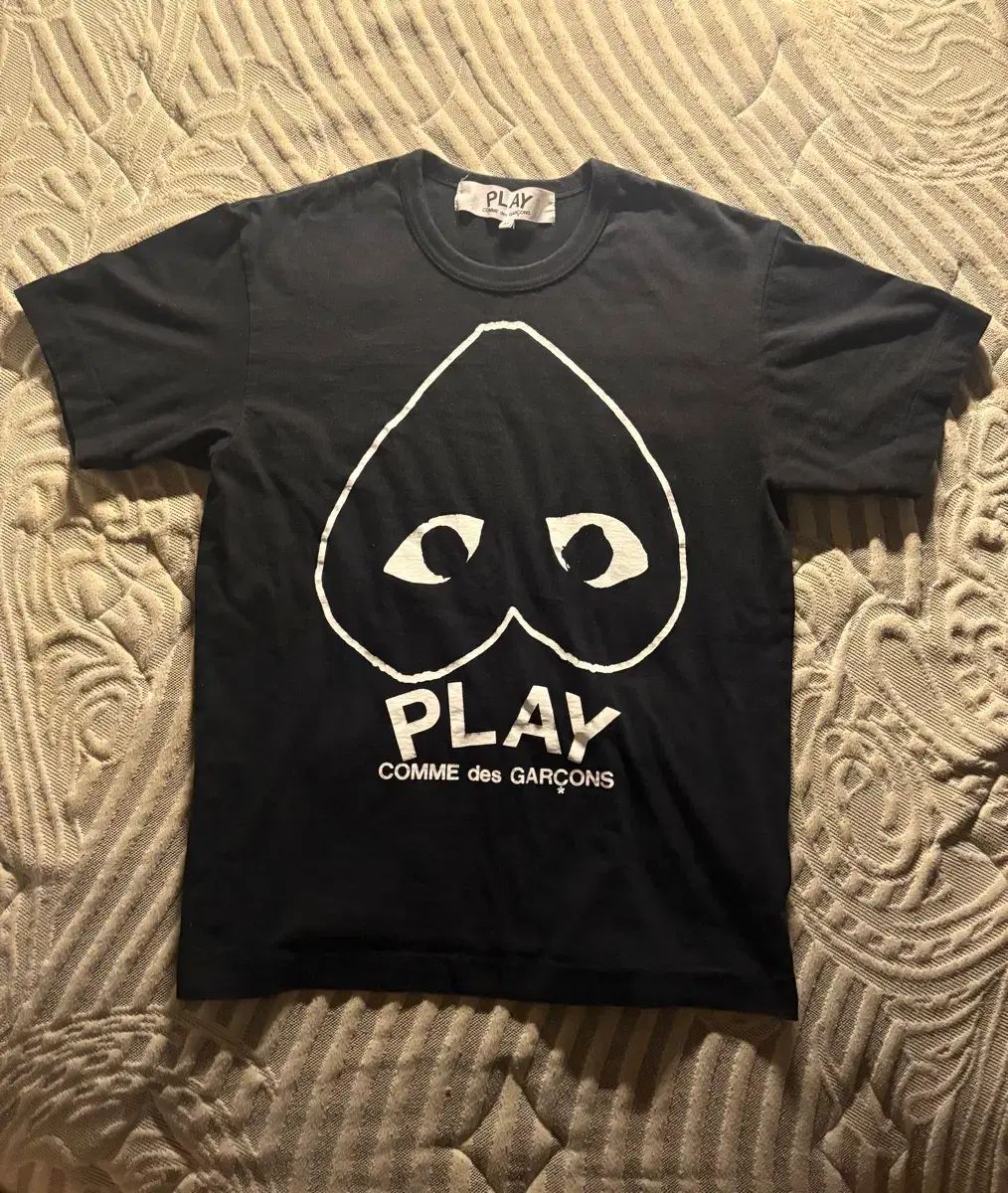 PLAY COMME des GARCONS インバーティッド ハート ロゴ Tシャツ ブラック (M) 9,202円