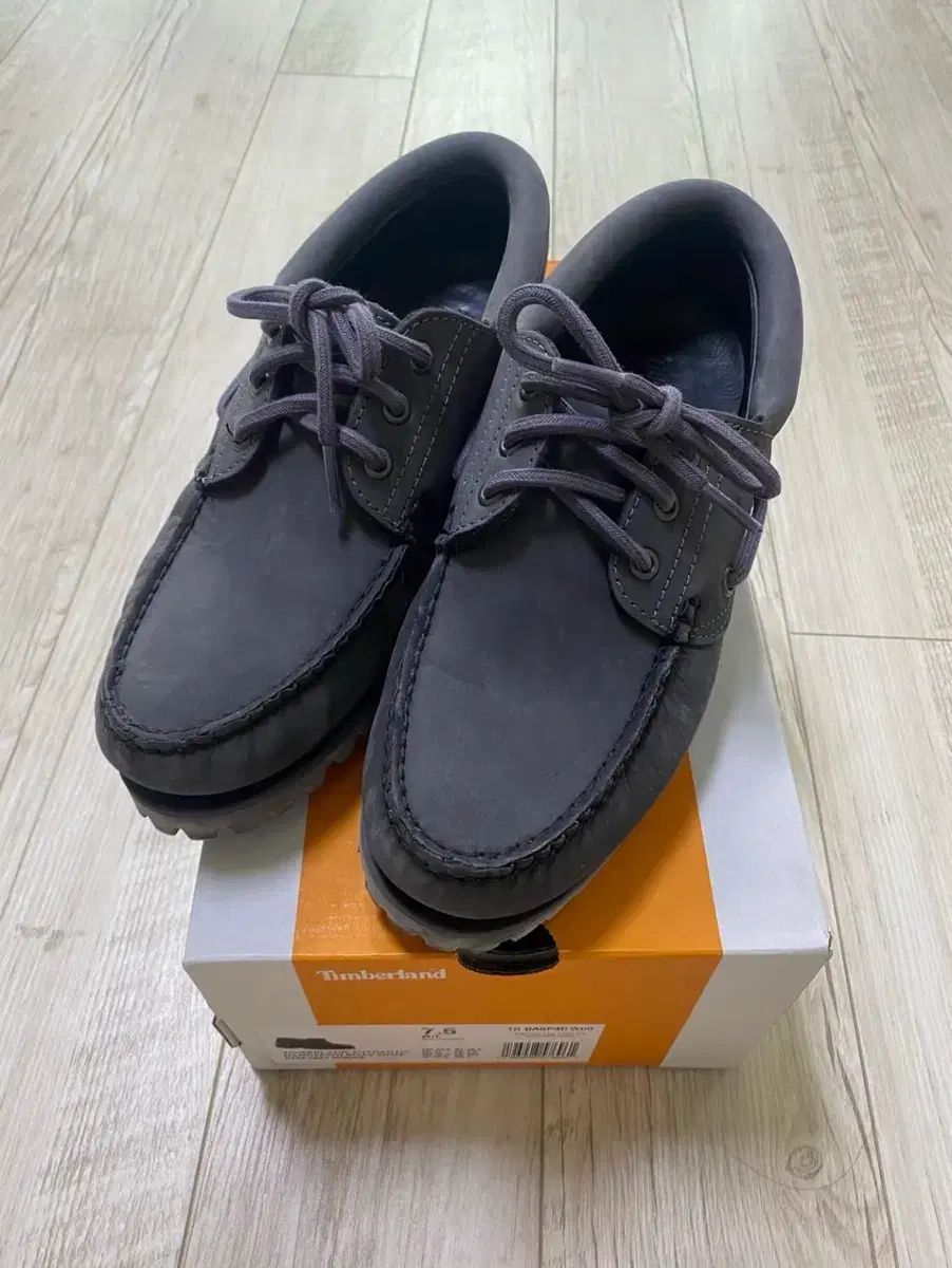 Timberland 3eye ボートシューズ グレー 255