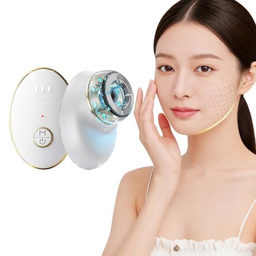 ★新品★美顔器 EMS 真空負圧吸引 外側と内側攻めリフトケア 7色光エステ 美フェイスライン 小顔 リフトケア ems 3段階調節 クリア ハリ 弾力 トータルケア 男女兼用 誕生日 母の日 プレゼント おしゃれ (ホワイト) 29800c2c