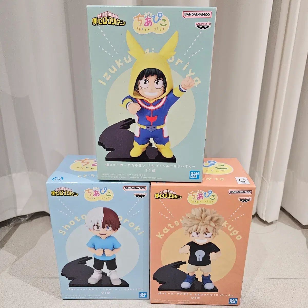 (未開封) 僕のヒーローアカデミア チアピコ フィギュア 3種 セット