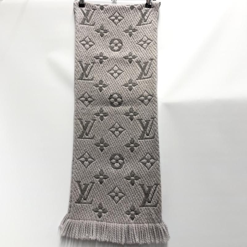 中古】LOUIS VUITTON エシャルプ ロゴマニア グリペルル M74742 ルイ