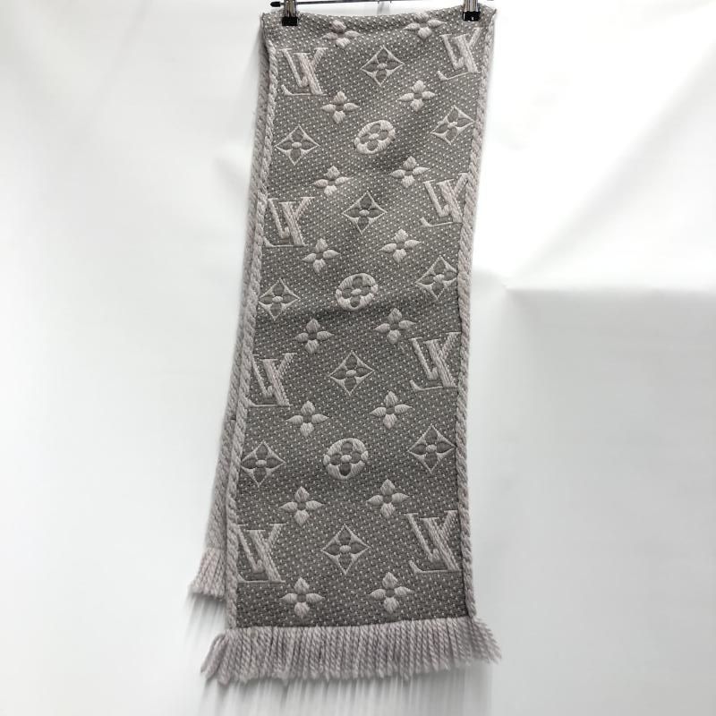 中古】LOUIS VUITTON エシャルプ ロゴマニア グリペルル M74742 ルイ