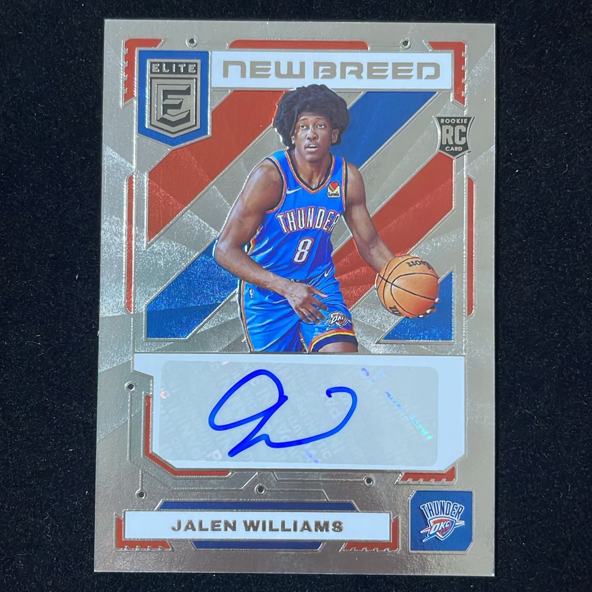 Jalen Williams ジェイレン・ウィリアムズ Panini Donruss Elite New Breed 2022-23 RC Auto 直筆 サイン サンダー Thunder