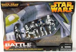 フィギュア CLONE ATTACK ON CORUSCANT（5体セット） -アタック オン コルサント セット- 「スター・ウォーズ エピソード3/シスの復讐」 バトルパック【10日以内発送】