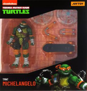 フィギュア ミケランジェロ 「ティーンエイジ・ミュータント・ニンジャ・タートルズ」 1/18 アクションフィギュア【10日以内発送】