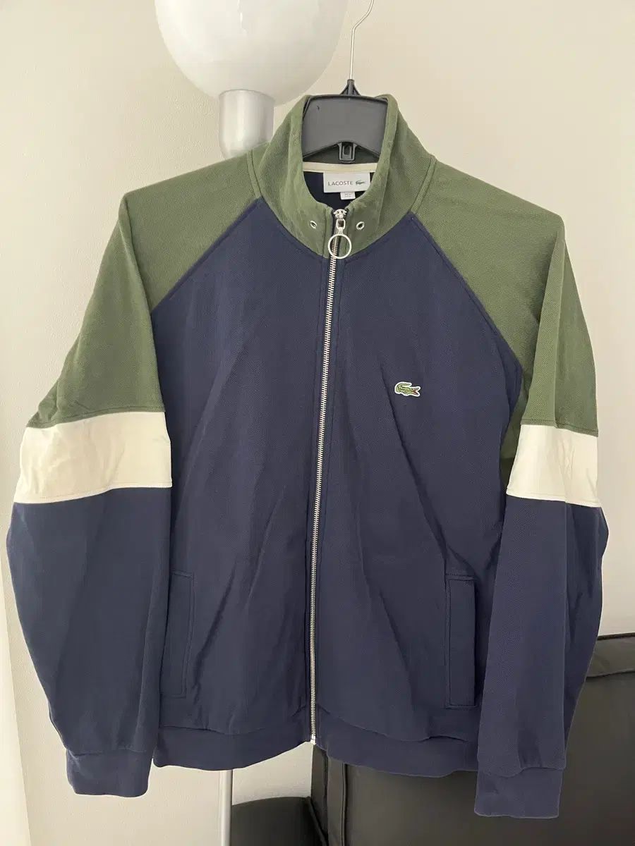 LACOSTE ラコステ ネイビー グリーン ジャケット メンズ L XL