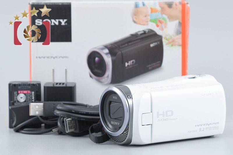 中古】SONY ソニー ハンディカム HDR-CX420 ホワイト デジタルビデオ