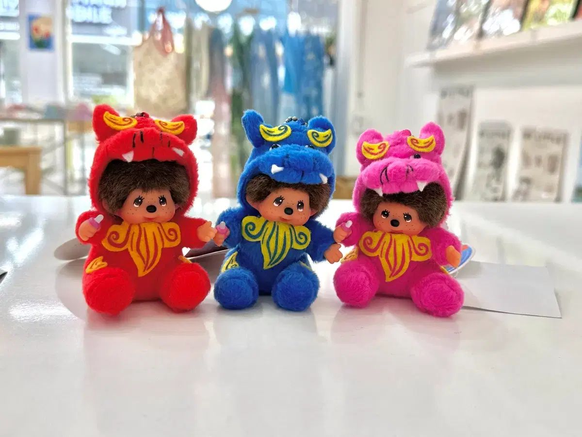 日本限定版 용 시리즈 モンチッチ キーホルダー セット