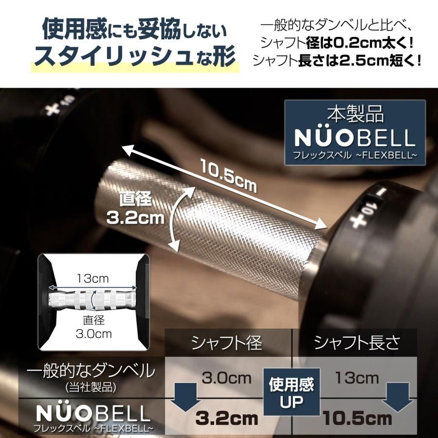 FLEXBELL フレックスベル NUOBELL 可変式ダンベル 32kg 2kg刻み 正規品
